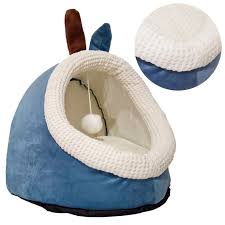CAMA MASCOTA TIPO CUEVA PERRO GATO PEQUEÑO 35 CM