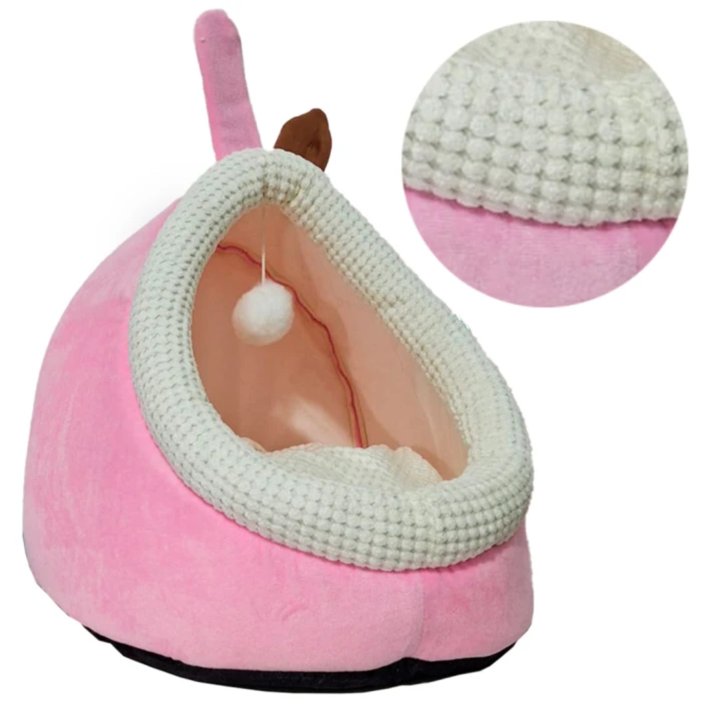 CAMA MASCOTA TIPO CUEVA PERRO GATO PEQUEÑO 35 CM