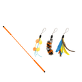 VARITA PLUMAS Y POMPONES
