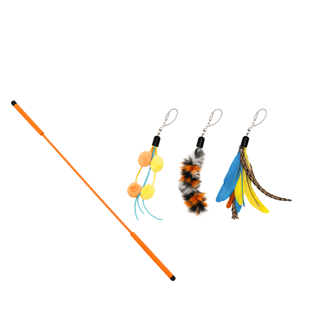 VARITA PLUMAS Y POMPONES